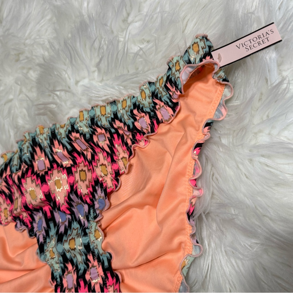 Victoria Secret |Colorful | Ruffled Bikini Bottom | Medium - Picture 3 of 8